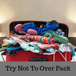 Try Not to over Pack