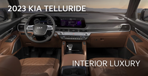 Sit In the Lap Of Luxury: 2023 Kia Telluride Interior