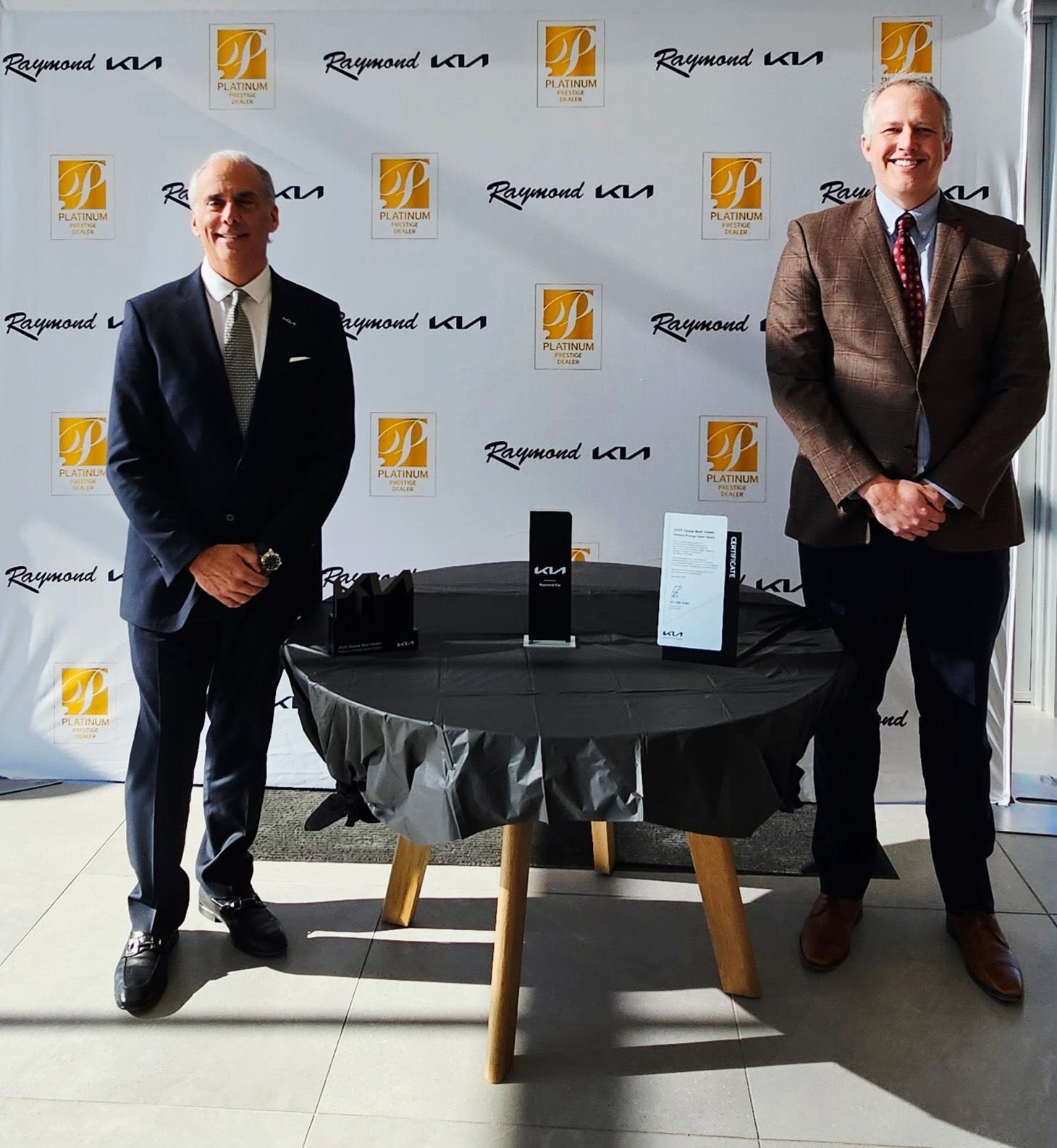 Raymond Kia Platinum Prestige Award Winner