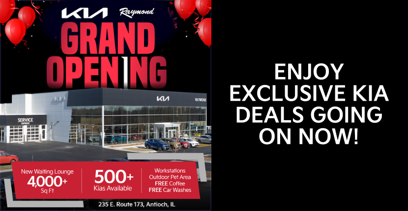 Enjoy New Kia Deals in Antioch, IL | Grand Opening Sales Event