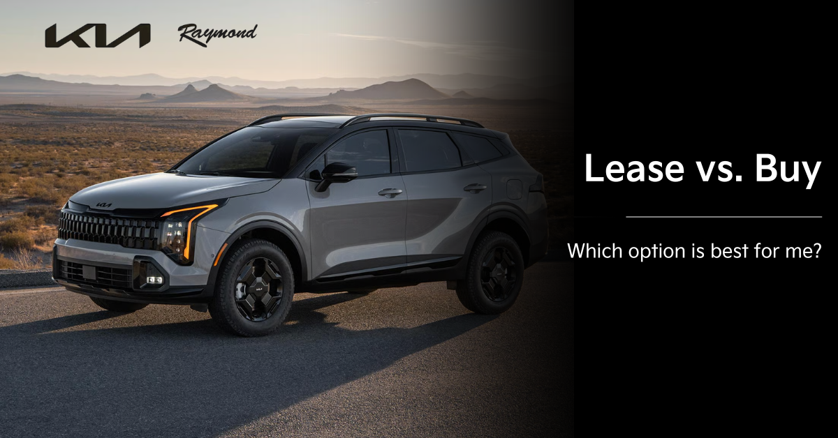 Should I Lease or Buy My Next Kia?